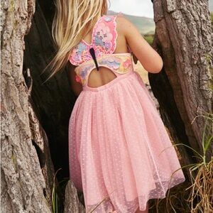 Pink Polka Dot Kids Dress